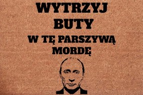 Lábtörlő A Bejárati Ajtó Alá Töröld Le A Cipőt Ebben A Mocskos Pofában
