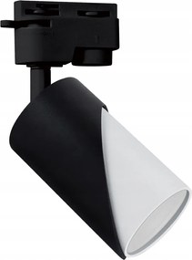 Spot lámpatest Zebra Tra GU10 sínhez, fekete/fehér