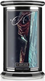 Carnage Kringle Candle nagy gyertya két kanóccal 624g Halloween sorozat