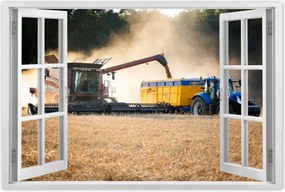 Poszterek 60x40 Aratás Kombájn Traktor