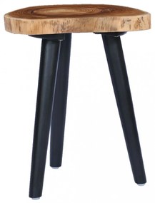 vidaXL tömör tíkfa dohányzóasztal 40 x 45 cm