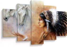 Kép - Indiánok varázslata (150x105 cm)