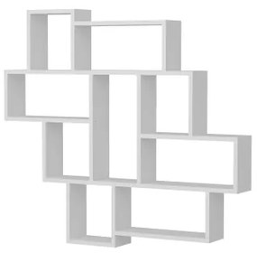 Fali polc PAROLA 103,5x115,5 cm fehér