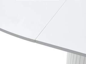 Kerek bővíthető étkezőasztal hosszabbító asztallappal ø 120 cm Nola – Unique Furniture