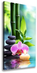 Egyedi vászonkép Orchidea és bambusz ocv-87258521