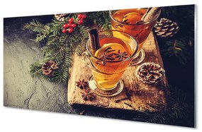Üvegképek Téli Tea szegfűszeg 100x50 cm