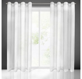 Madie fényáteresztő függöny Fehér 140x250 cm