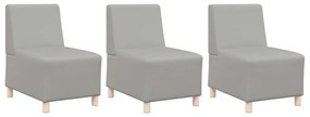 Karfa Nélküli Modularis Kanapé Egység 3 pcs Felhős szürke