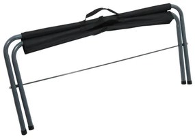 Összecsukható kempingpad fekete/szürke