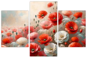 Kép - Pipacsok festménye (90x60 cm)