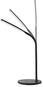 Nedis LTLGQ4M2BK - Dimmelhető lámpa vezeték nélküli töltéssel Qi LED/5,5W/230V 2700-6500K