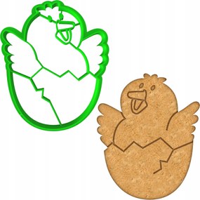 Húsvéti Forma Mézeskalács lyukasztó Húsvéti Csirke Csirke 8cm