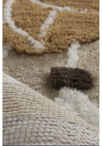 Világosbarna fürdőszobai kilépő szett 3 db-os 100x60 cm Ruya – Foutastic