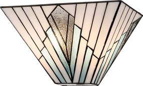 Elstead lighting klasszikus tiffany fali lámpa alderley barna sokszínű elstf-alderley-wu