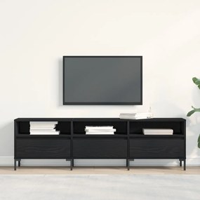 TV Szekrény Fekete Tölgy 150x30x44,5 cm Műgyanta