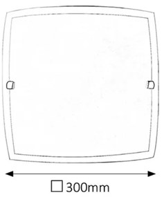 Rabalux 3688 - Mennyezeti lámpa NEDDA 1xE27/60W/230V