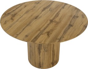 Étkezőasztal, tölgy, átmérő 120 cm, MAHIR TYP 2
