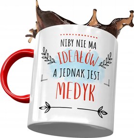 Piros Bögre Az Orvosnak Nincs Ideálja Nyomtatott Fotóval