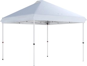 Outsunny 3 x 3 m vízálló pop-up pavilon — UPF50+ magasságállítható kertipavilon, hordtáskával és homokzsákokkal, fehér | Aosom