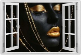 Poszter 60x40 Arannyal bevont fej