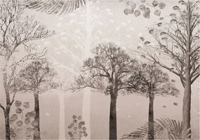 Design fotótapéta Flizelin falra Finom fák 208x146 Ragasztó