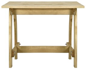 vidaXL impregnált fenyőfa kerti asztal 110 x 74 x 75 cm