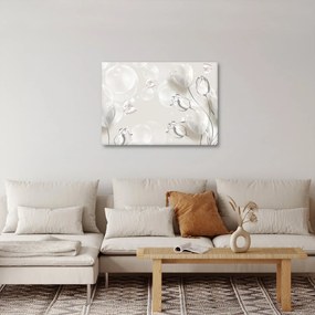 Kép - tulipánok a buborékok között (70x50 cm)