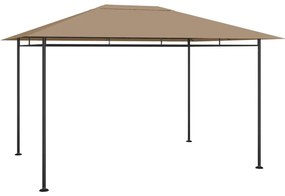 tópszínű pavilon 384x281x270 cm 180 g/m²