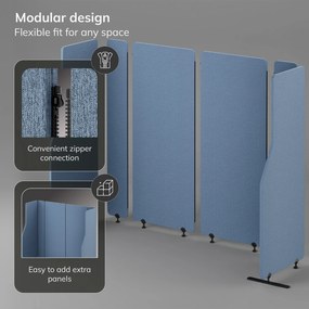 akusztikus falpanel SADIE Frozen Lake 280/145 cm