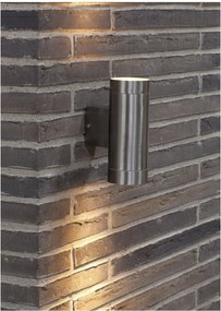 NORDLUX 21519934 TIN Modern Kültéri Fali Lámpa Rozsdamentes Acél GU10 IP54