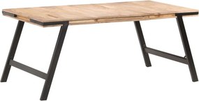 vidaXL tömör mangófa étkezőasztal 180 x 90 x 76 cm