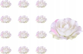 Rózsa fej Sonia krémszínű 12 db-os művirág kompozíció