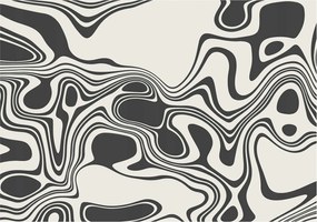 Tapéta Flizelin Falfestmény Prémium Dinamikus vonalak 208x146 Ragasztó