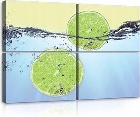 Falikép Vászonkép lime 120x80