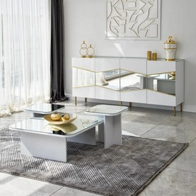 Nice White and Gold szekrény