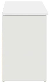 fehér szerelt fa cipőpolc 102x30,5x45 cm