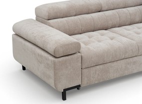 Tyrion háromszemélyes ágyazható kanapé - bézs zsenília Vibe 08