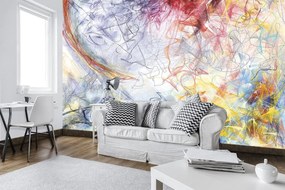 Fotótapéta - Színes absztrakciók vázlata (152,5x104 cm)