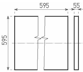 LED mennyezeti panel ILLY LED/36W/230V