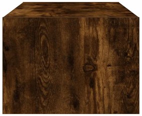 TV szekrény LED világítással füstölt tölgy 100X35,5x25 cm