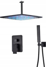 Falsík Alatti Szett Fekete Matt Esőztető Led Box 30 CM