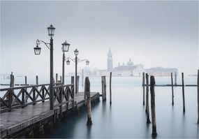 Fotótapéta Móló Város Természet Köd Hálószoba Nappali Tapéta Flizelina 350x250