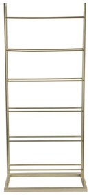 Aranyszínű fém bortartó polcos állvány, palackok száma 5 38x84,5x20 cm Single Floor – PT LIVING