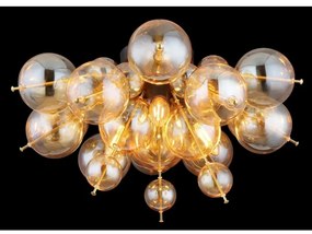 Globo 15633DA - Felületre szerelhető csillár UDO 3xE14/25W/230V átm. 55 cm arany