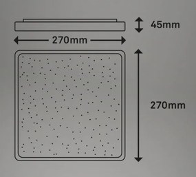Briloner 3748-414 - LED Mennyezeti lámpa LINO LED/15W/230V matt króm