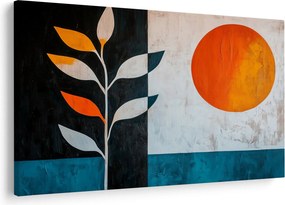 Kép - Növény és nap absztrakciója (90x60 cm)