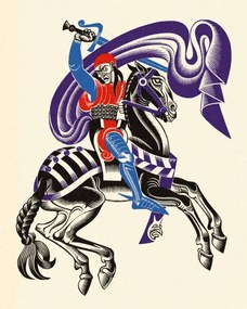 Illusztráció Knight on a Horse, CSA-Printstock