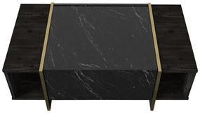 Dohányzóasztal Veyron - Black, Gold