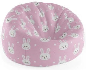 Cocoon babzsák nyuszik - gyerek, rózsaszín