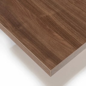 Modern bővíthető étkezőasztal CLARK 120–160 cm dió kasmír